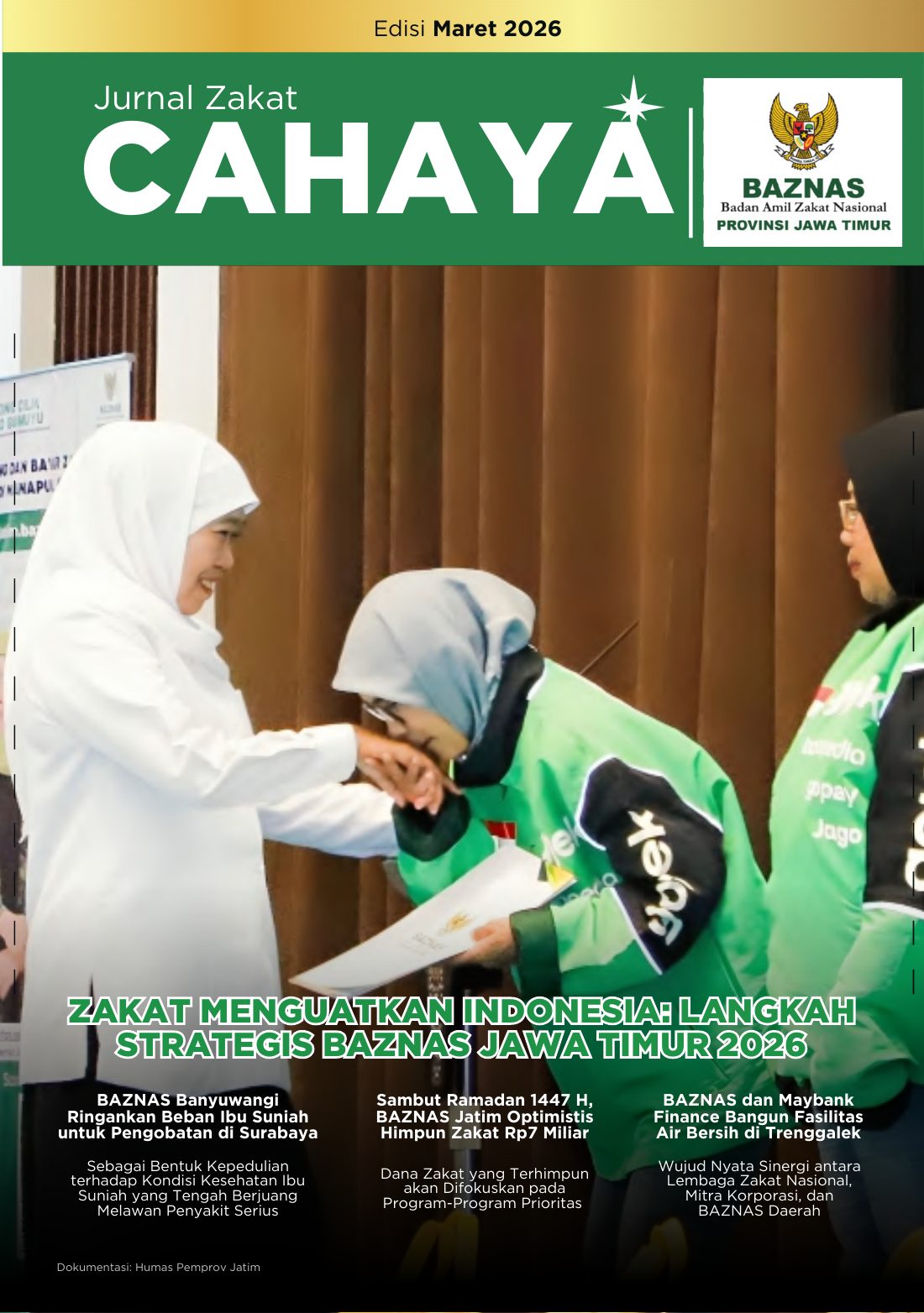 Sampul Jurnal Zakat CAHAYA - Zakat Menguatkan Indonesia